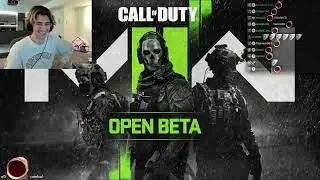 xQc Plays Call of Duty: Modern Warfare 2 Beta