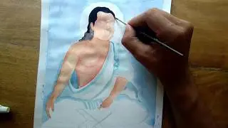 How to draw srimanta sankardev / easy drawing sankardev / step by step