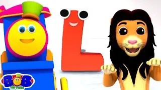 Letter L Song, L For Lion, Alphabet Nursery Rhymes, Kids Learning by Bob The Train