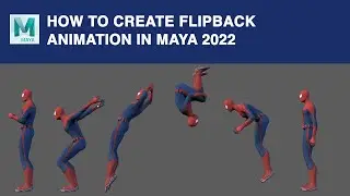 HOW TO CREATE BACKFLIP ANIMATION IN MAYA 2022