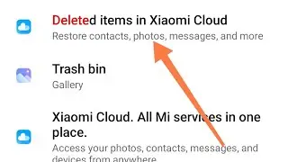 How to delete items in xiaomi cload in redmi note 7