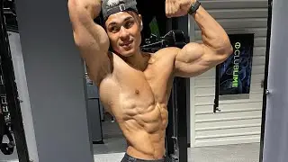 young muscle boy flexing | muscle worship | teen muscle