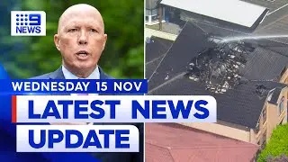 Opposition puts pressure on PM over detainees releases; House fire in Sydney | 9 News Australia