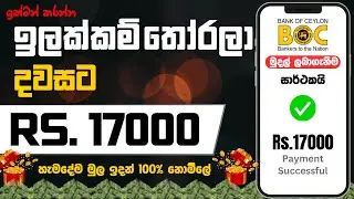 🎁😍එක දවසින් මම රු.17000ක් හොයපු සයිට් එක 😍💥| සල්ලි බැංකුවටම | 100% නොමීලේ | e money sinhala 2024|120