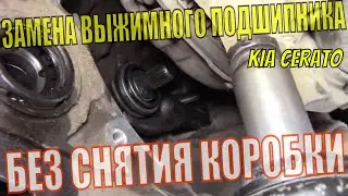 Замена выжимного подшипника сцепления KIA Cerato. Замена передних стоек и задних тормозных колодок.