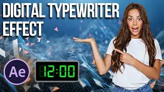 Digital Typewriter Effect in After Effect 2023 