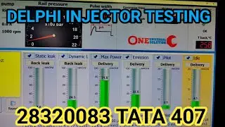 HOW TO CALIBRATION DELPHI INJECTOR ! DELPHI INJECTOR TESTING ! TATA 407 BS4 DELPHI INJECTOR CHECK