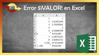 Error #¡VALOR! en Excel | Qué es y cómo solucionarlo
