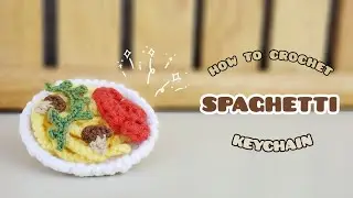 Crochet Spaghetti Keychain | Amigurumi Tutorial | SpringDay DIY