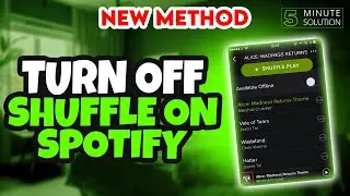 How to turn off shuffle on Spotify 2024