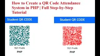 How to Build a QR Code Attendance System in PHP - Full Tutorial