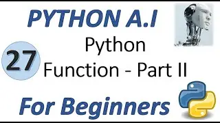 Machine Learning Tutorial Python : 27. Python Functions with Return Value