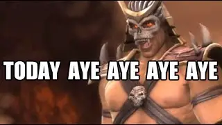 The MK9 Shao Kahn audio glitch be like