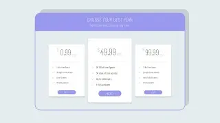 JavaFX UI: Pricing Plan Design