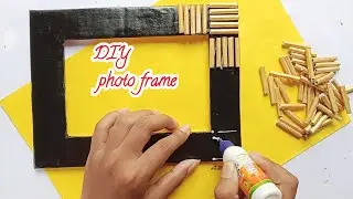 DIY Photo Frame Making At Home / Best Photo Frame Out Of Waste Cardboard / How To Make Photo Frame