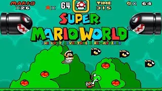 🛑[AO VIVO] Super Mario World THE LOST ADVENTURE 1 Remastered 100% FINAL