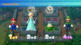 Mario Party 10 - Mario vs Luigi vs Rosalina vs Spike - Airship Central