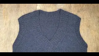 Жилет спицами. 3-я часть.
