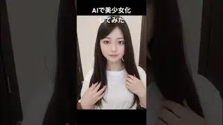 AIで自分を美少女化させてみた #aivideo #ai