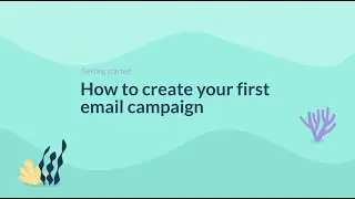 How to create your first email campaign