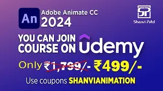 Adobe Animate CC 2024 Complete Course: Beginner to Expert | Learn 2D Cartoon | 2D