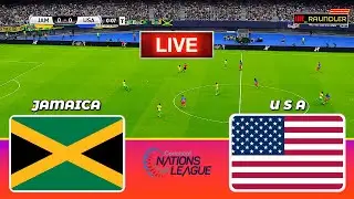 JAMAICA vs USA - Concacaf Nations League Quarter-final || Live Football Match | PES 21