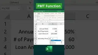 Easily Calculate Loan Payments in Excel with the PMT Function