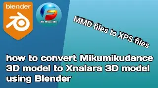 Convert Mikumikudance file to Xnalara file in Blender