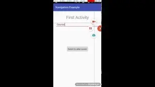 Basic Navigation (Intents) Android App Test for Android tutorials for beginners