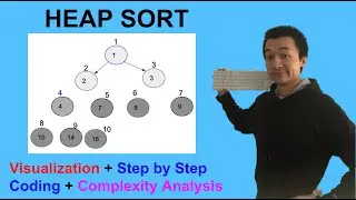 Heap Sort + Step by Step Coding + Time and Space Complexity + Priority Queue - CS Lecture Ep 6