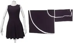 😲 10 Min Very Easy A-Line Flared Kurti Stitching 💥Less Fabric 100% Profitable