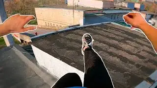 Rooftop Parkour POV / Adventure in Russia 🇷🇺