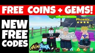 *NEW* FREE CODES Anime Storm Simulator gives Free Coins + Free Gems  |  ROBLOX Anime Game