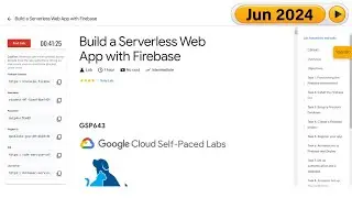 [2023] Build a Serverless Web App with Firebase | 