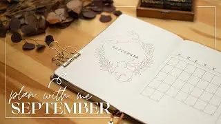 September Plan With Me 🐇 a simple yet special theme ❤️