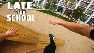 Late For School Parkour | Epic Parkour POV Chase