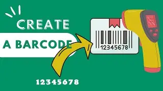 How to Create BARCODE in Excel