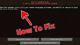 How to fix "Error Loading Mods" in Minecraft (2024)