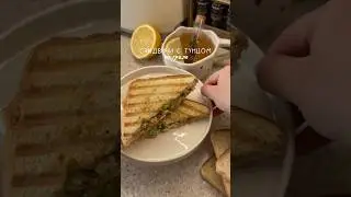 Клаб-сэндвич с тунцом на гриле - идеальный ЗАВТРАК ЗА 5 МИНУТ🥪 #рецепты #завтрак #сэндвич