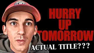 ALBUM TITLE (HURRY UP TOMORROW) - The Weeknd REACTION