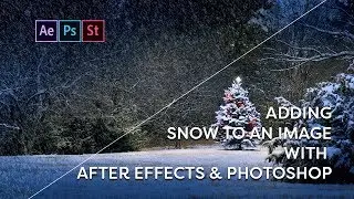 Adding Snow to an Image with After Effects and Photoshop