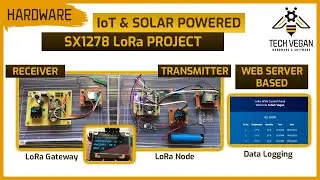 Solar Power Temperature & Humidity Data Logger LoRa SX1278 | Arduino DHT11 LoRa ESP8266 IoT Project🔥