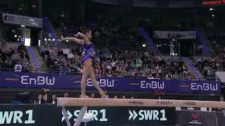 Samantha Couture Kanada Schwebwbalke - Gerätfinale EnBW DTB Pokal 2024 Stuttgart