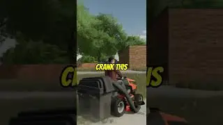 Lawn Guy Hits Parked Car While Mowing!  #farmingsimulator22 #farm #tractor