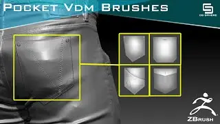 Chisel Pocket ( VDM Brushes ) For Zbrush