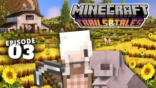 The Messenger | My Cottagecore Farm 🐶 EP 3 | Aesthetic Minecraft Survival Let’s Play 1.20.1