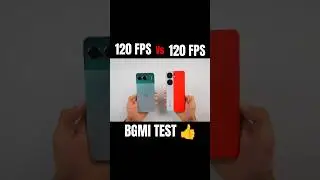 120 FPS VS 120 FPS 😲 | ONEPLUS NORD 4 VS IQOO NEO 9 PRO BGMI TEST #shorts #ytshorts #shortfeed