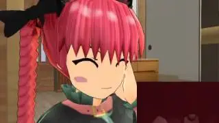 【MMD】Rin Kaenbyou giantess vore【おりんりんが丸呑み】