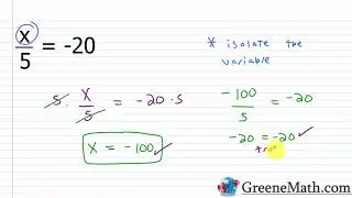 Multiplication Property of Equality