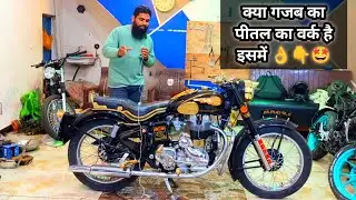 Old Bullet Restoration Modification | Royal Enfield classic standard  रोयल इनफील्ड बुलेट मोडीफाइड MP